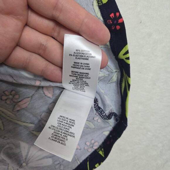 Jones New York Floral Sleeveless Top Womens Size Medium Button detail 0669 - Picture 4 of 8